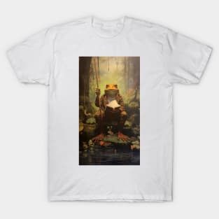 THINKER - DARK FANTASY ART STYLE FROG T-Shirt